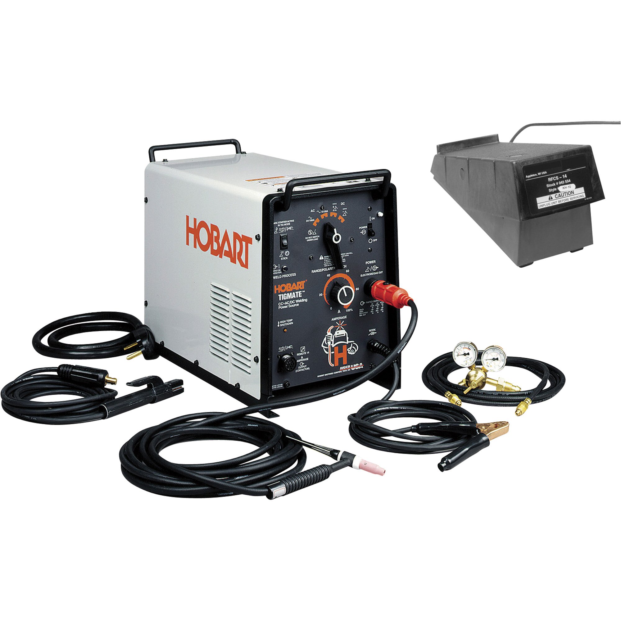 Hobart Tigmate Reconditioned Welder with Foot Control — 165 Amps, Model# 500425R